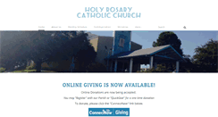 Desktop Screenshot of holyrosarysa.org