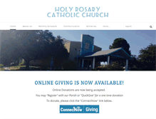 Tablet Screenshot of holyrosarysa.org